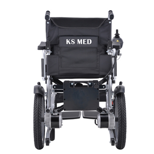 KSM-501P Cheap Foldable Wheelchair with 12Ah Lead-acid Battery Powerful <b>Electric</b> Scooter Comfortable Seat for Physical Therapy - Product Image 2