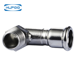 Hupoo <span class=keywords><strong>HP203</strong></span> SS304/SS316 Codo de 90° Forjado y Pulido, Duradero, Accesorios de Tubería para Soldadura a Tope, Sin Costura, 1.6Mpa para Suministro de Químicos/Gas/Agua - Product Image 4