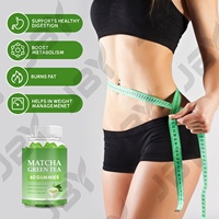 JBY Gummies au Matcha Bio, Gummies Énergétiques au Thé Vert pour une Énergie Naturelle, Vente Chaude