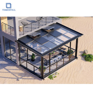 Véranda en aluminium 4 saisons à double vitrage, coupe-vent et isolante, pour villa, jardin, patio, café, salle à manger - Product Image 3