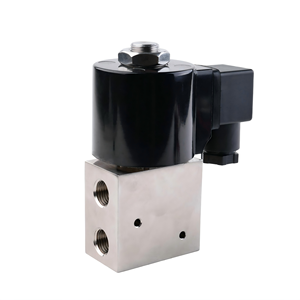 วาล์วโซลินอยด์สแตนเลสแบบ 3 ทาง ดีไซน์กะทัดรัด รูใหญ่ 12v 24v Ac220v - Product Image 2