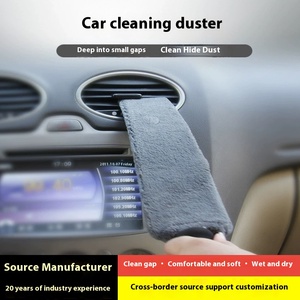 Cepillos para Lavado de Autos, Cepillo para Limpiar el Polvo de las Rejillas de Ventilación, con Cepillo de Terciopelo Suave para Eliminar la Electricidad Estática, para Esquinas y Huecos del Interior del Auto - Product Image 6