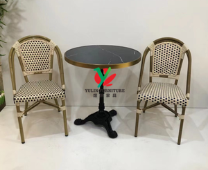 Modern Restaurant Dining Coffee Marble <strong>Table</strong> - Product Image 4