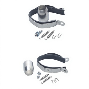 Tubo de escape de fibra de carbono para motocicleta modificada, silenciador de 51 mm resistente a altas temperaturas para motocicletas de turismo - Product Image 3