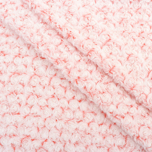 100% Polyester Warp Velour vải Rose Flower <span class=keywords><strong>Pattern</strong></span> PV sang trọng Swirl nổi cho bộ đồ giường chăn chất liệu - Product Image 3