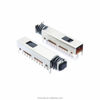 Interrupteur à bouton-poussoir horizontal PS82D02 à 8 pôles et 2 rangées pour amplificateur de puissance d'équipement audio et vidéo