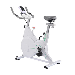 Bicicleta Estática Vertical para Fitness y Deporte, Resistencia Magnética Ajustable, Equipo de Ciclismo para Interiores, Negro/Blanco JS218CK - Product Image 4