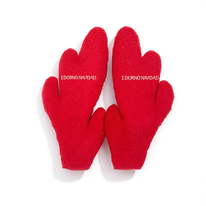 Ornamento Natalizio a Forma di Corna di Cervo Ilan 5x10mm Rosso 2 Pezzi Decorazione per Albero - Product Image 1