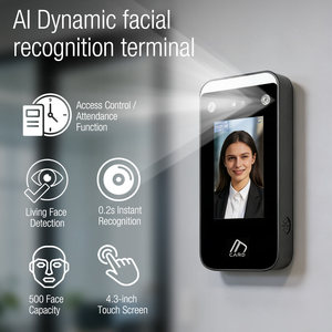 AI face recognition Access <b>Control</b> Device Dynamic face dete With LCD Screen Linux OS 0.2s Instant Recognition 0.3-2.5m Distance - Product Image 6