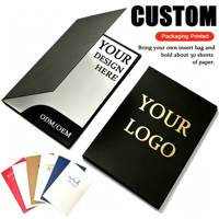 Carpeta de Presentación Personalizada con Garantía de Calidad, Tamaño A4/A5, con Logotipo Personalizado, Servicios de Impresión de Logotipos