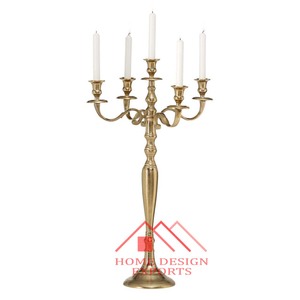 Candélabres sur pied en or dernier modèle - Product Image 6
