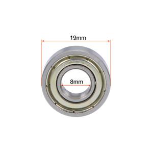 Roulements miniatures à double blindage 698ZZ ABEC1 Roulement à billes à gorge profonde 8x19x6mm Roulement miniature pour jouet <span class=keywords><strong>698</strong></span> - Product Image 5
