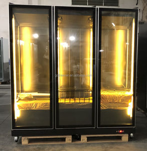 Enfriador Vertical de Bebidas con 3 Puertas de Vidrio para Supermercado, Exhibidor de Bebidas con Puerta de Vidrio, Refrigerador para <span class=keywords><strong>Coca</strong></span>-Cola y <span class=keywords><strong>Cerveza</strong></span> - Product Image 5