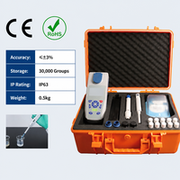 Testeur d'eau numérique portable TR 900, instrument d'analyse de l'eau professionnel avec synchronisation cloud IoT Bluetooth et étui orange