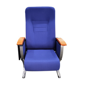 Silla de auditorio Manwa Expo HB601, color azul haya, de aleación de aluminio, para gradas de campos deportivos escolares. - Product Image 5