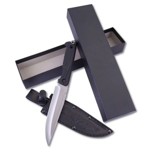 Ngoài Trời Edc OEM Da Vỏ Bọc Người Đàn Ông Của Món Quà Đa Chức Năng Tự Vệ Thép Không Gỉ Thẳng Cố Định Lưỡi Dao Săn Bắn - Product Image 6