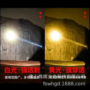 Guangming General High Intensity Headlamp Rechargeable Led Battery Operated Outdoor Lighting With <b>Dimmer</b> Control - Product Image 2