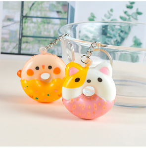 CHENXI Mix Donuts Slow Rising PU <b>Balls</b> Stress Relief Toys DIY Bag Pendant Keychain <b>Squeeze</b> Animal Squishy Toy 5.5cm Unisex - Product Image 3