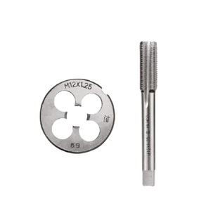 Thô Và Tốt Răng M3-M30 Tay Tap Kết Hợp Set Thép Máy Vòi & Tấm Tròn Chết Metric Mô Hình HSS Vòi - Product Image 2