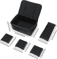 Sac d'insertion pour appareil photo de voyage, organiseur rembourré pour appareil photo, étui étanche et antichoc pour appareil photo reflex numérique et hybride avec séparateurs