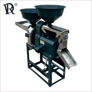 Máquina de molino de arroz multifunción de acero inoxidable, <span class=keywords><strong>polvo</strong></span> triturador de arroz combinado para uso en plantas de fabricación, rodamiento de Motor central - Product Image 4