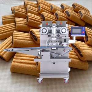 Barra de fecha automática, barra de fruta, máquina de incrustación y formación de barras, extrusión de higo Newton, máquina de envasado de barras de higo, certificación CE - Product Image 4