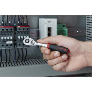 WIHA - 45626 Trinquete reversible de 1/4 ''con botón pulsador y Bola de retención de retén-EAN 4010995456269 RATCHETS 1/4" - Product Image 3