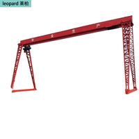 Nouvelle grue portique électrique de 20 tonnes à structure treillis, avec moteur, roulement et engrenage, haute efficacité, commande au sol/à distance, résistante au vent et stable