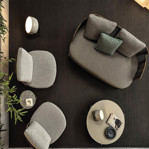 Juego de Muebles de Jardín de Tela Rafa Lin para Exteriores, Sofá de Jardín Moderno con Cojines Suaves - Product Image 5