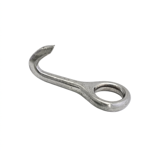 Crochet à œil Shar Noked en acier inoxydable à grand trou, instruments chirurgicaux réutilisables pour usage vétérinaire du bétail, OEM, marque privée - Product Image 1