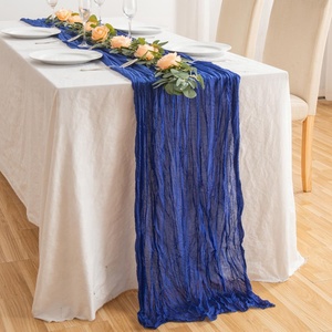 Fabricant <span class=keywords><strong>de</strong></span> <span class=keywords><strong>chemin</strong></span> <span class=keywords><strong>de</strong></span> <span class=keywords><strong>table</strong></span> en <span class=keywords><strong>gaze</strong></span> <span class=keywords><strong>chemin</strong></span> <span class=keywords><strong>de</strong></span> <span class=keywords><strong>table</strong></span> bohème rustique pour mariage en terre cuite - Product Image 4