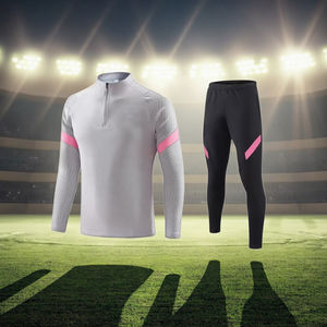Conjunto de Jersey Deportivo con Media Cremallera para Entrenamiento de Fútbol para Mujeres y Hombres, Colección Otoño/Invierno para Estudiantes y Niños - Product Image 1