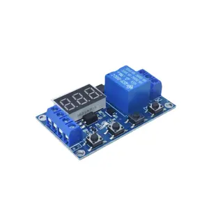 6-30V 릴레이 모듈 스위치 트리거 시간 지연 회로 타이머 사이클 조정 가능한 트리거 OFF / ON 스위치 Arduino 타이밍 사이클