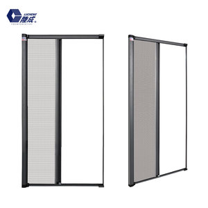 Mosquitera retráctil de aluminio, ventana de mosquitera enrollable, puertas de ventanas de aluminio, ventana de pantalla retráctil enrollable - Product Image 1