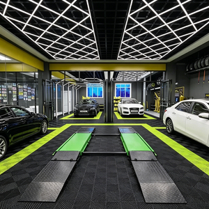 Wholesale PP Garage <b>Floor</b> <b>Tiles</b> Breathable Drainage Design Industrial Plastic Flooring Mats for Workshop Flooring Use - Product Image 6