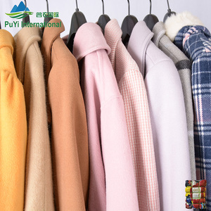 Abbigliamento di seconda mano sfuso cappotto pettinato <span class=keywords><strong>giacca</strong></span> di moda abiti usati invernali <span class=keywords><strong>giacca</strong></span> di <span class=keywords><strong>Tweed</strong></span> di lana dalla Cina al grado - Product Image 2