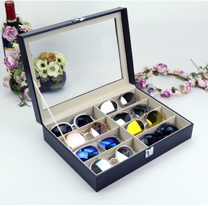 Boîte de rangement et de présentation de luxe pour lunettes de soleil et bijoux, avec fenêtre, pour la vente en gros - Product Image 1