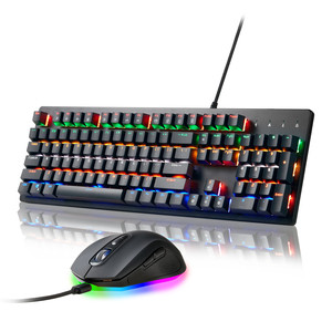 rgb <strong>light</strong> <strong>up</strong> wired computer typewriter gamers tastatura gaming kebord 104 keys best mechanical <strong>keyboard</strong> for gaming - Product Image 3