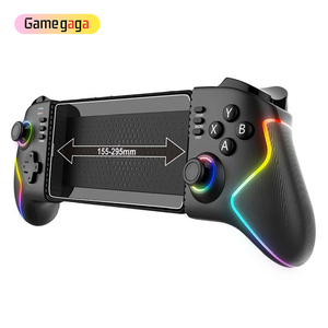 X PG‑9122 Stretch Game Controller <b>Wireless</b> Bluetooth Hall Joystick Six Axis Gyro RGB Light Macro Programmable Gamepad For Phone - Product Image 3
