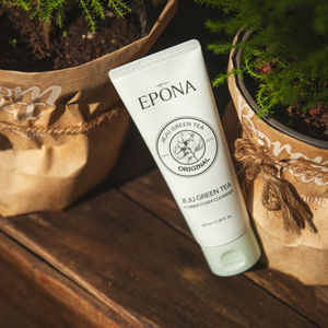 Nettoyant doux à l'ash volcanique de Jeju et au thé vert, nettoyant visage apaisant et purifiant pour les peaux sensibles et sujettes à l'acné - Product Image 6