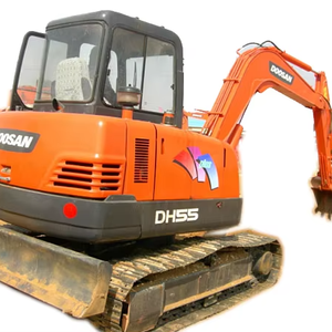 Mini-excavatrice sur chenilles d'occasion Doosan Dh55-7 de 2020, d'origine coréenne, certifiée CE EMC, moteur Doosan, godet - Product Image 1