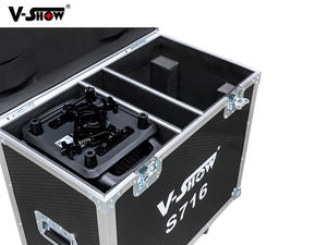 VSHOW S716 2 Piezas, Iluminación LED de Alta Luminosidad para Discotecas, Luz Móvil de Cabeza con Efecto Beam, Spot y Wash de 200W con Estuche de Transporte 2 en 1 - Product Image 1