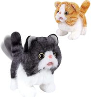 Jouet en peluche électronique interactif contrôle du son animé Robot électronique pour animaux de compagnie chat chaton jouets cadeaux pour garçons filles enfants anniversaire