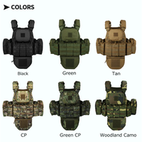 Système d'extension Molle multifonctionnel pour gilet tactique, sangle de poitrine respirante et résistante à l'usure, équipement de défense personnelle pour l'extérieur