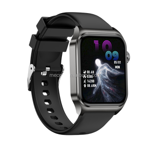 Smartwatch E100 Grigio Quadrato TFT con Bluetooth, ECG, Monitoraggio della <span class=keywords><strong>Pressione</strong></span> Sanguigna <span class=keywords><strong>e</strong></span> della Frequenza Cardiaca, per Uomini <span class=keywords><strong>e</strong></span> Donne - Product Image 2