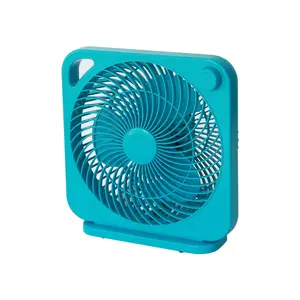 TUVus 9 Inch 30W Strong Wind 3 Fan Speed Portable Indoor Air Cooling Fan Plastic Home AC Electric Table Square Smart Box Fan