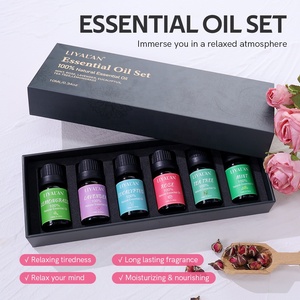 Essential <strong>Oil</strong> <strong>Set</strong> Aromatherapy Mint Tea Tree Lemongrass Eucalyptus Lavender Body <strong>Massage</strong> Essential <strong>Oil</strong> <strong>Set</strong> - Product Image 2
