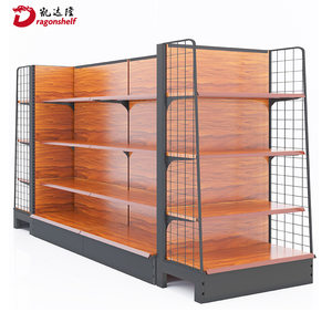 Étagères de supermarché à <span class=keywords><strong>double</strong></span>/simple face, étagères en acier, présentoir de supermarché - Product Image 3