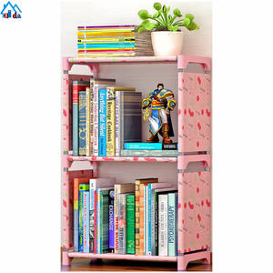Cubo de almacenamiento de 4 niveles para niños, Plegable, portátil, organizador, estante, armario de 9 cubos, librería - Product Image 4