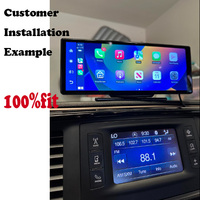 Radio para Auto con Pantalla Táctil IPS de 10.26 Pulgadas, Navegación Integrada, Apple CarPlay Inalámbrico, Estéreo Portátil para Auto, Pantalla Android Auto
